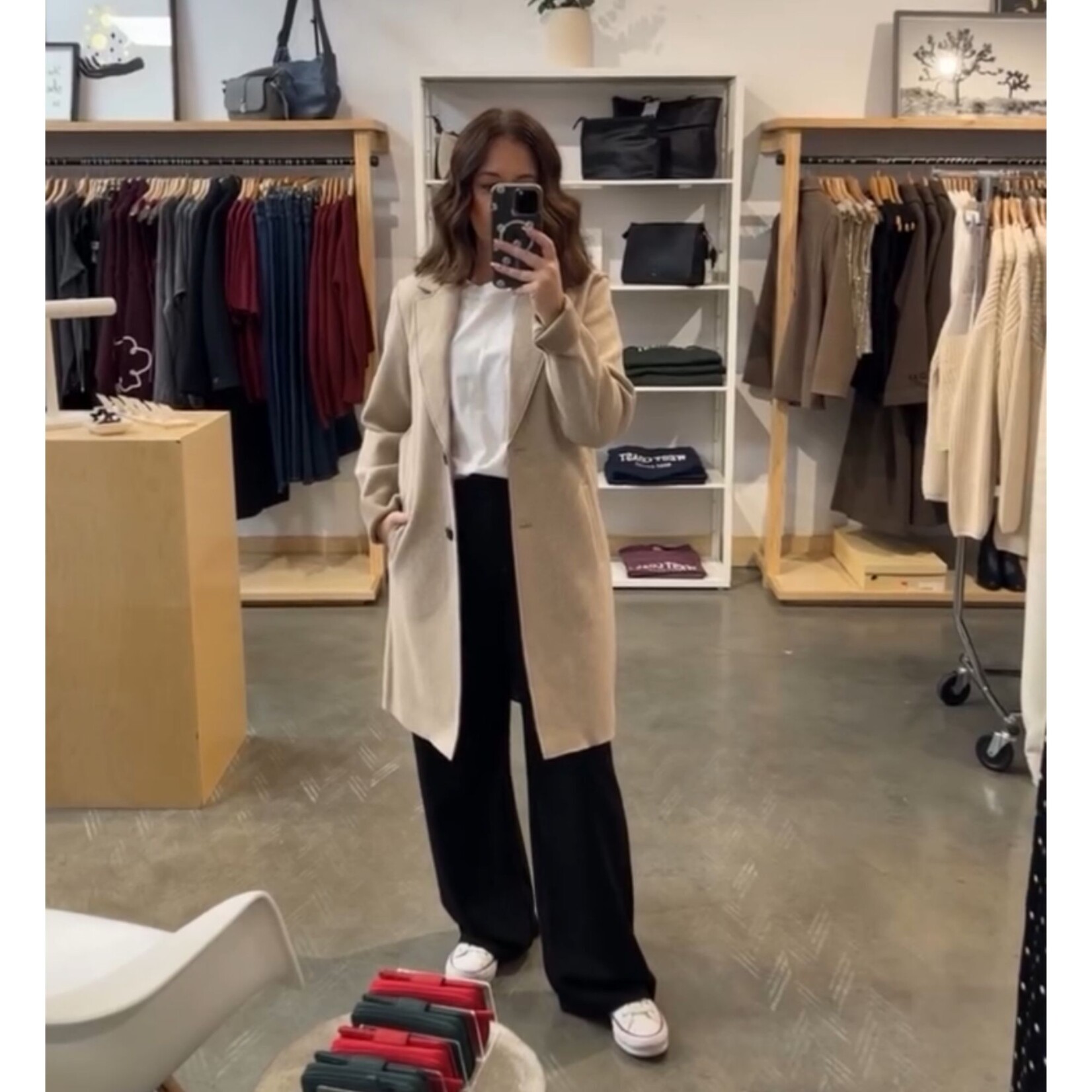 Only Danielle Double Button Coat