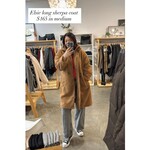 Elsie Long Sherpa Coat