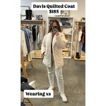 Gentle Fawn Davis Quilted Coat - Cream