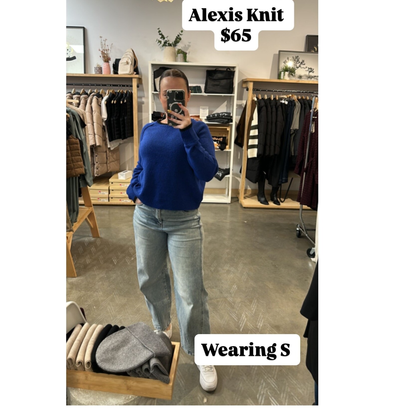 Vero Moda Alexis Raglan Knit - Cobalt