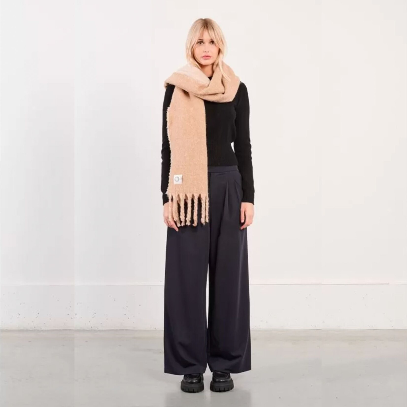 Molly Bracken Cozy Two-Tone Scarf