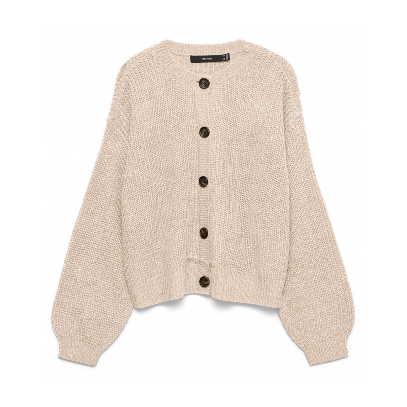 Vero Moda Charlie Crew Cardi - Pebble