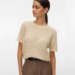 Vero Moda Melody Scalloped Top - Birch