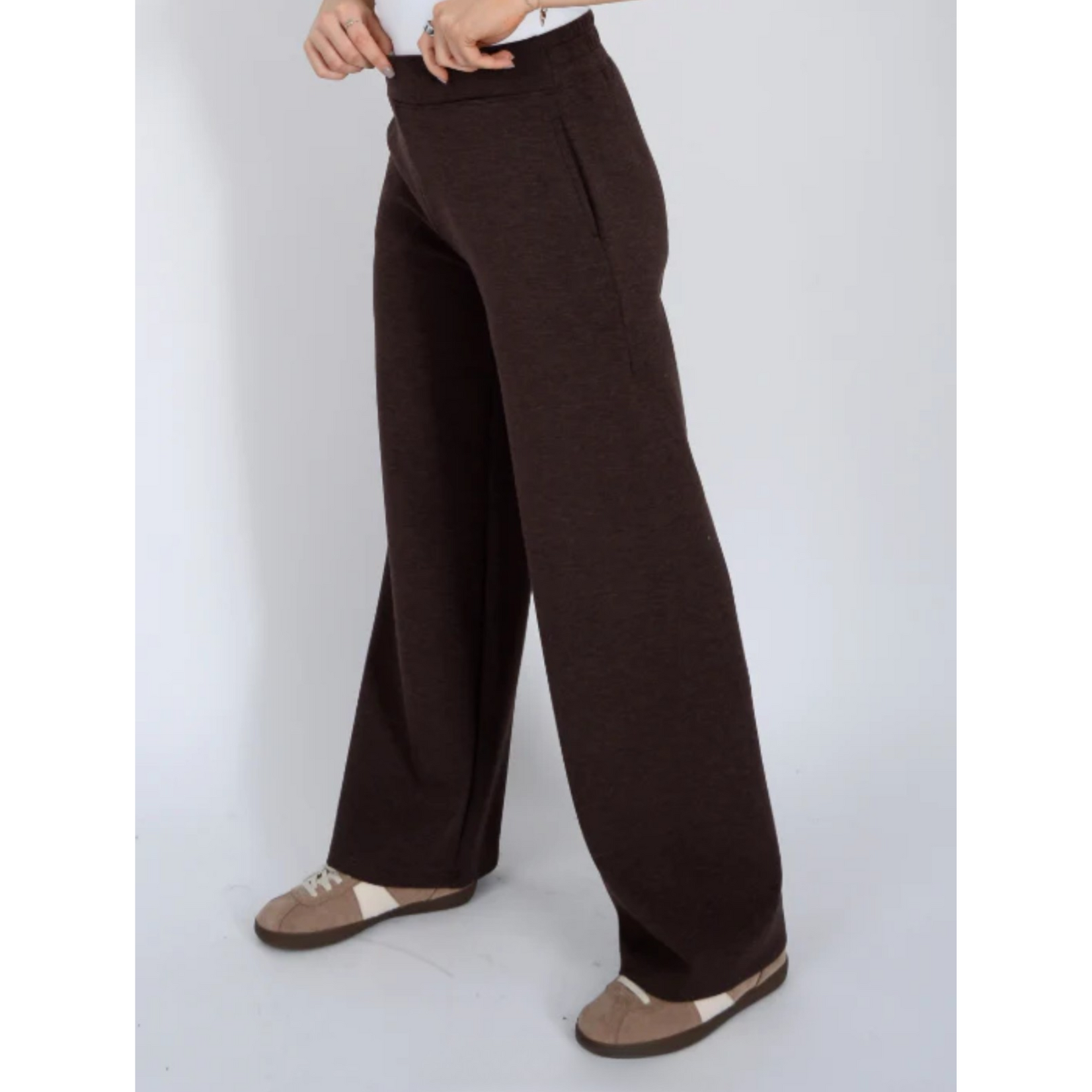 RD Style Marissa Soft Knit Pant - Umber LAST ONE XS