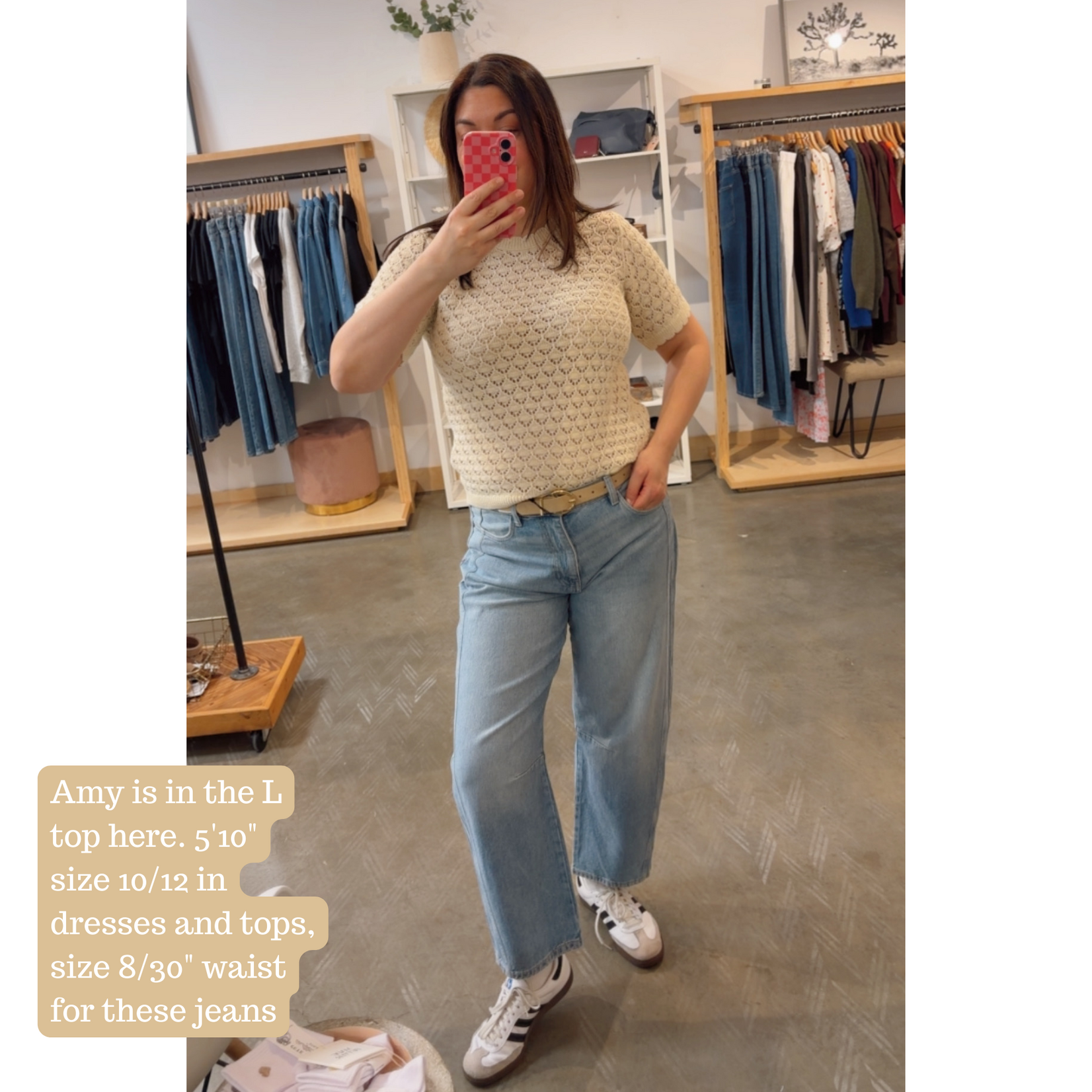 Vero Moda Melody Scalloped Top - Birch