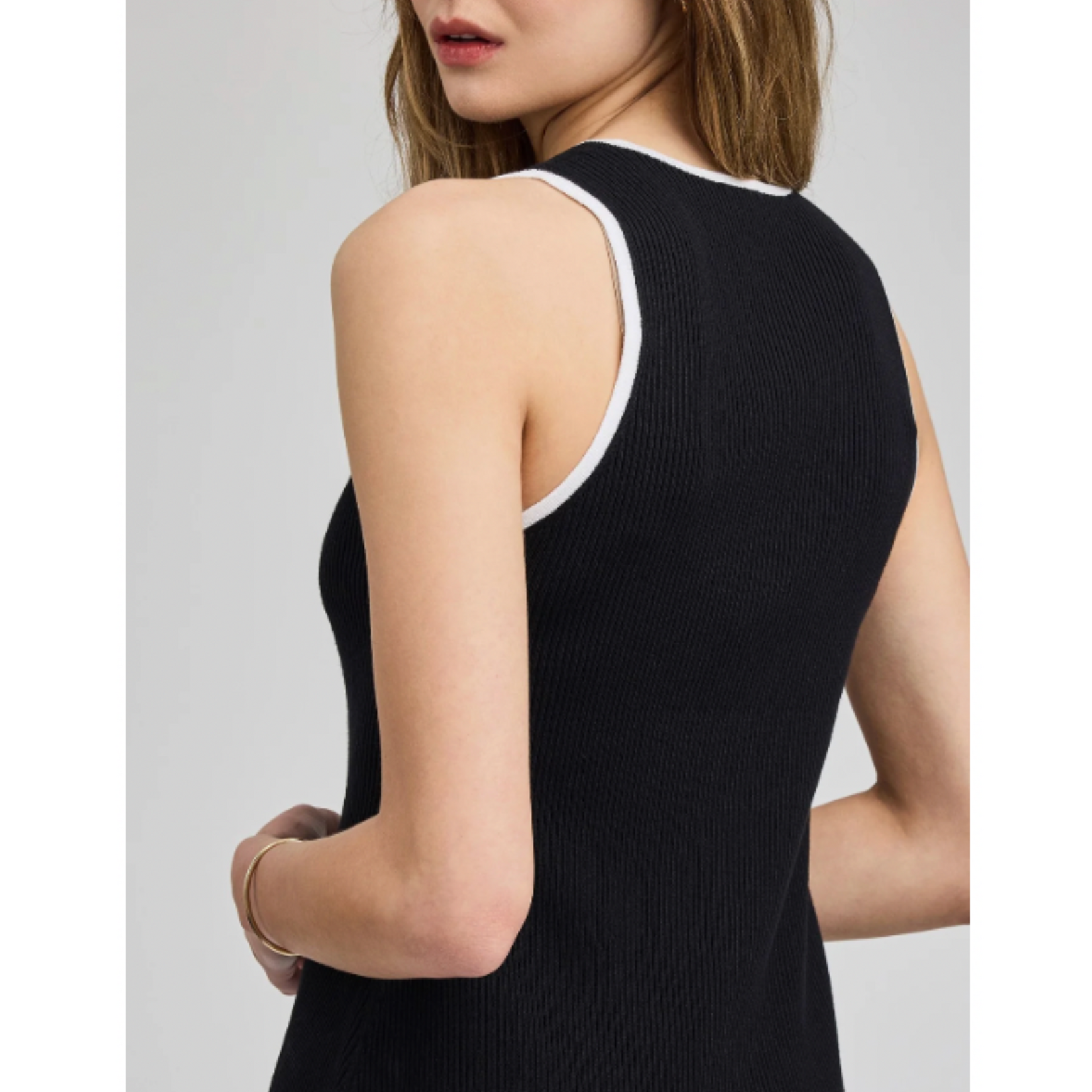 Gentle Fawn Miles Knit Button Top - Black