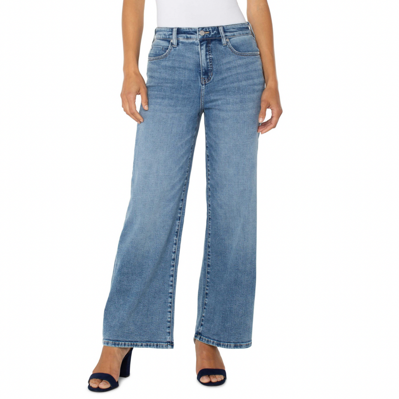 Liverpool Stride Hi Rise Wide Leg