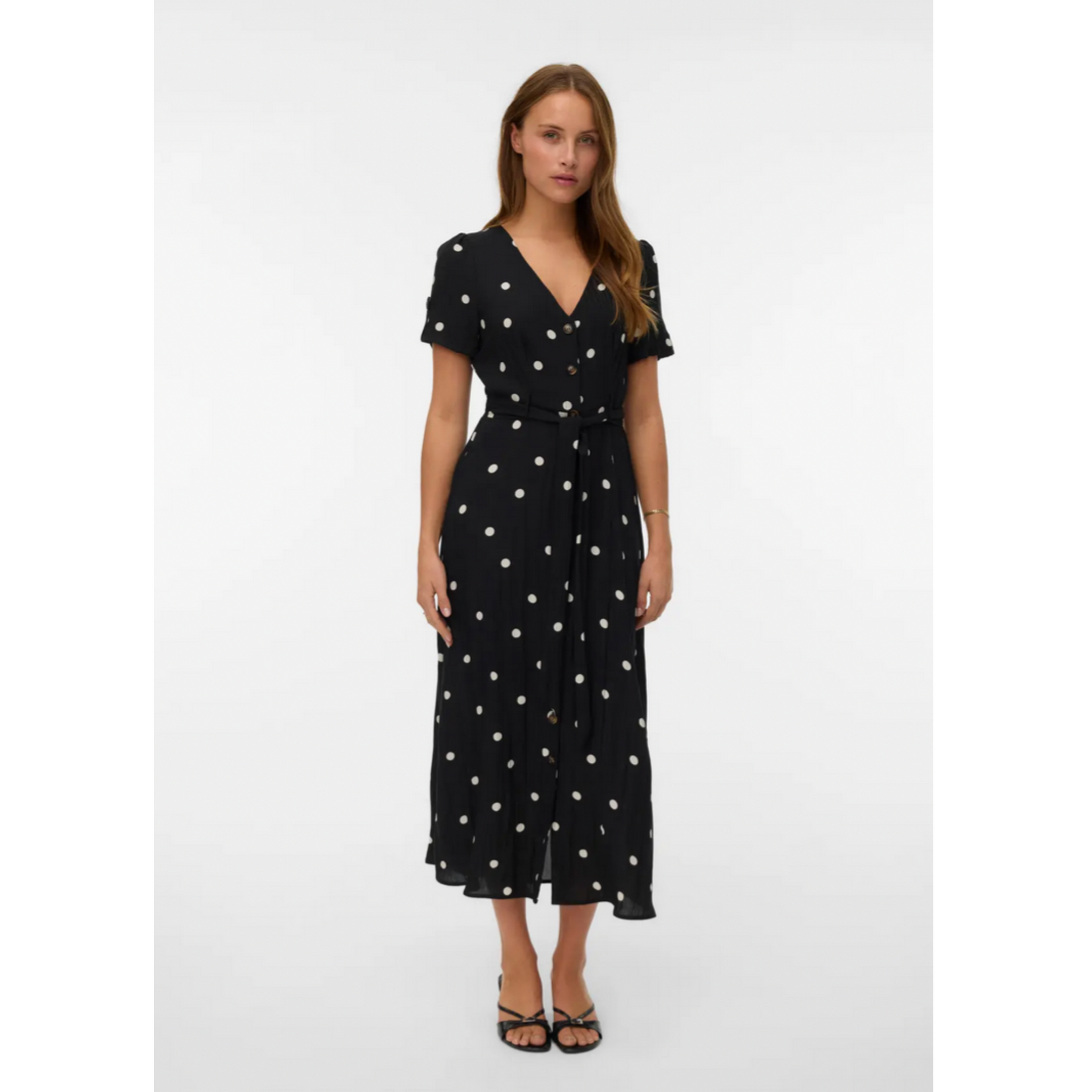 Vero Moda Jolie Dot Shirt Dress - XS