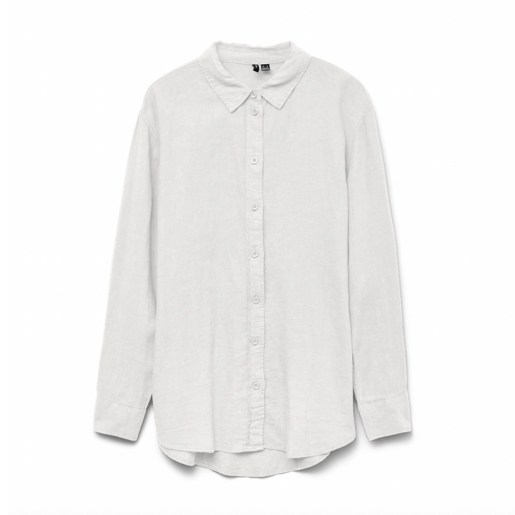 Vero Moda Luca Linen Button Up Shirt - SMALL