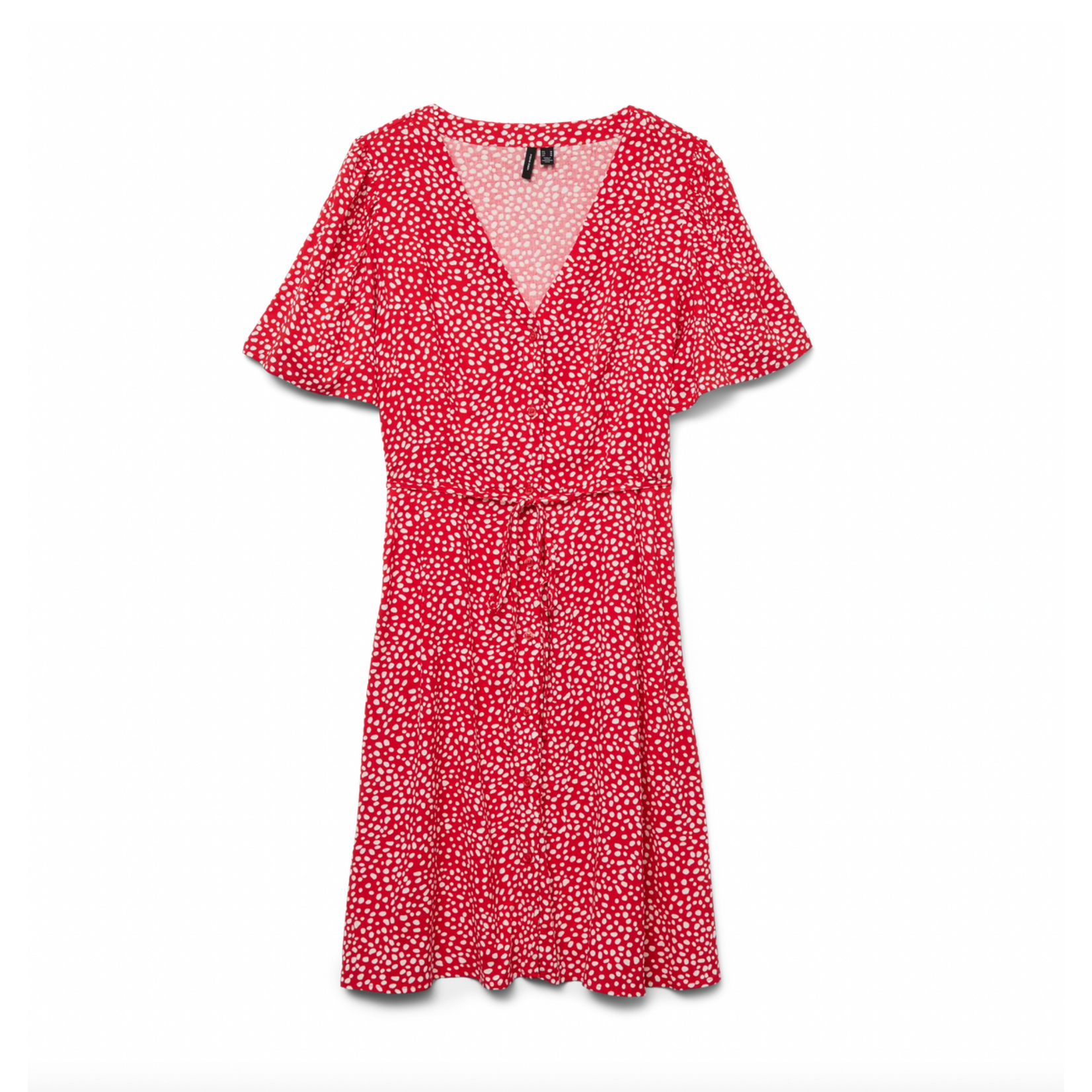 Vero Moda Wren Short Polkadot Dress - MEDIUM