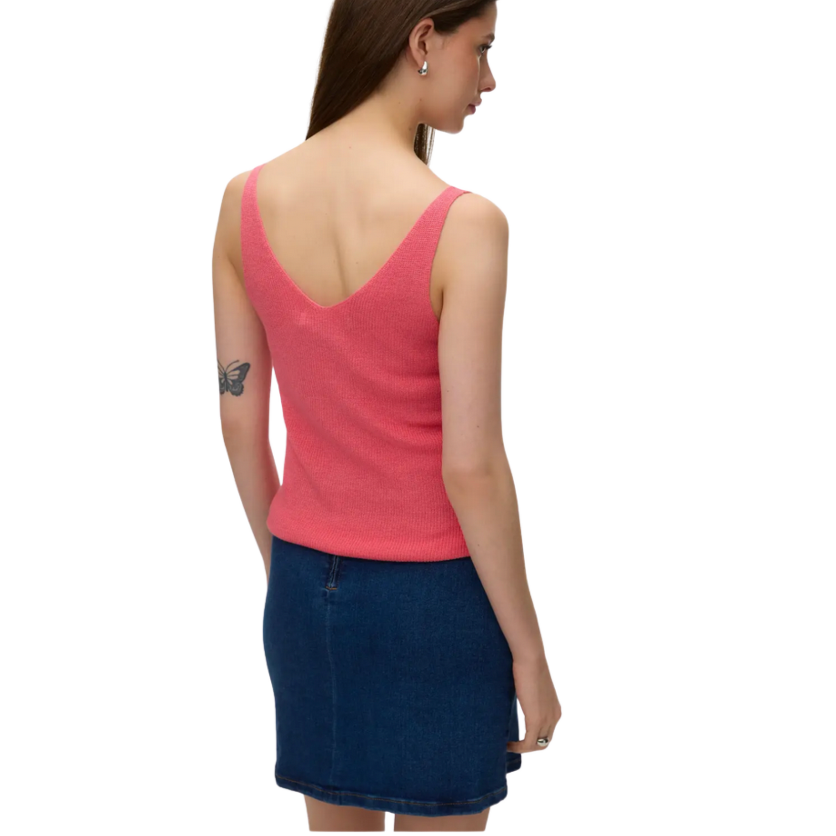 Vero Moda Sol Knit Tank - Coral Paradise