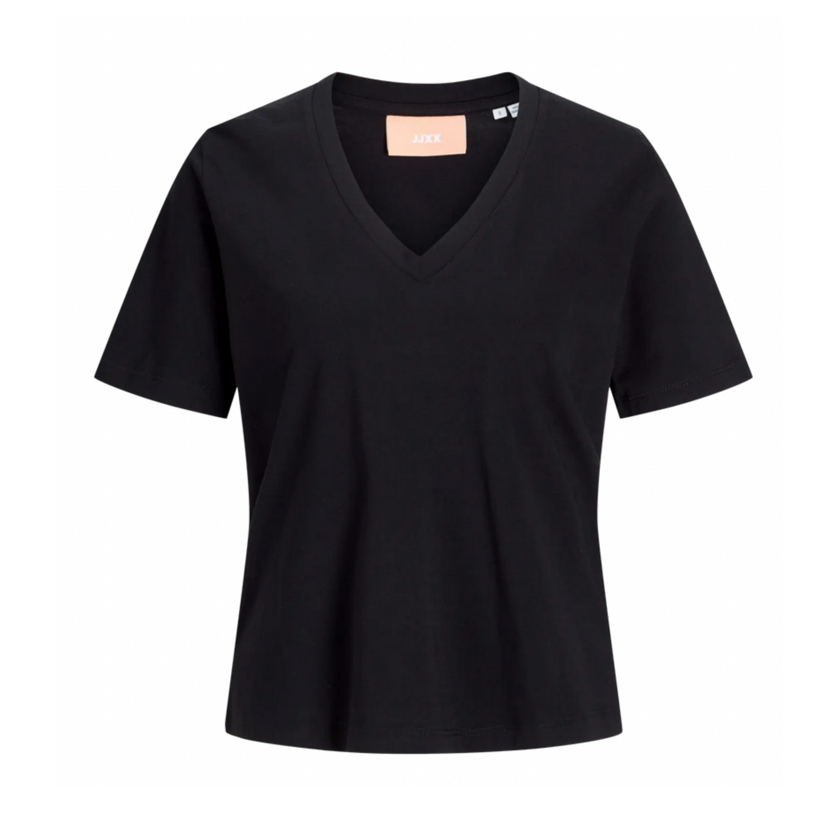 JJXX Anya V-Neck Tee - Black