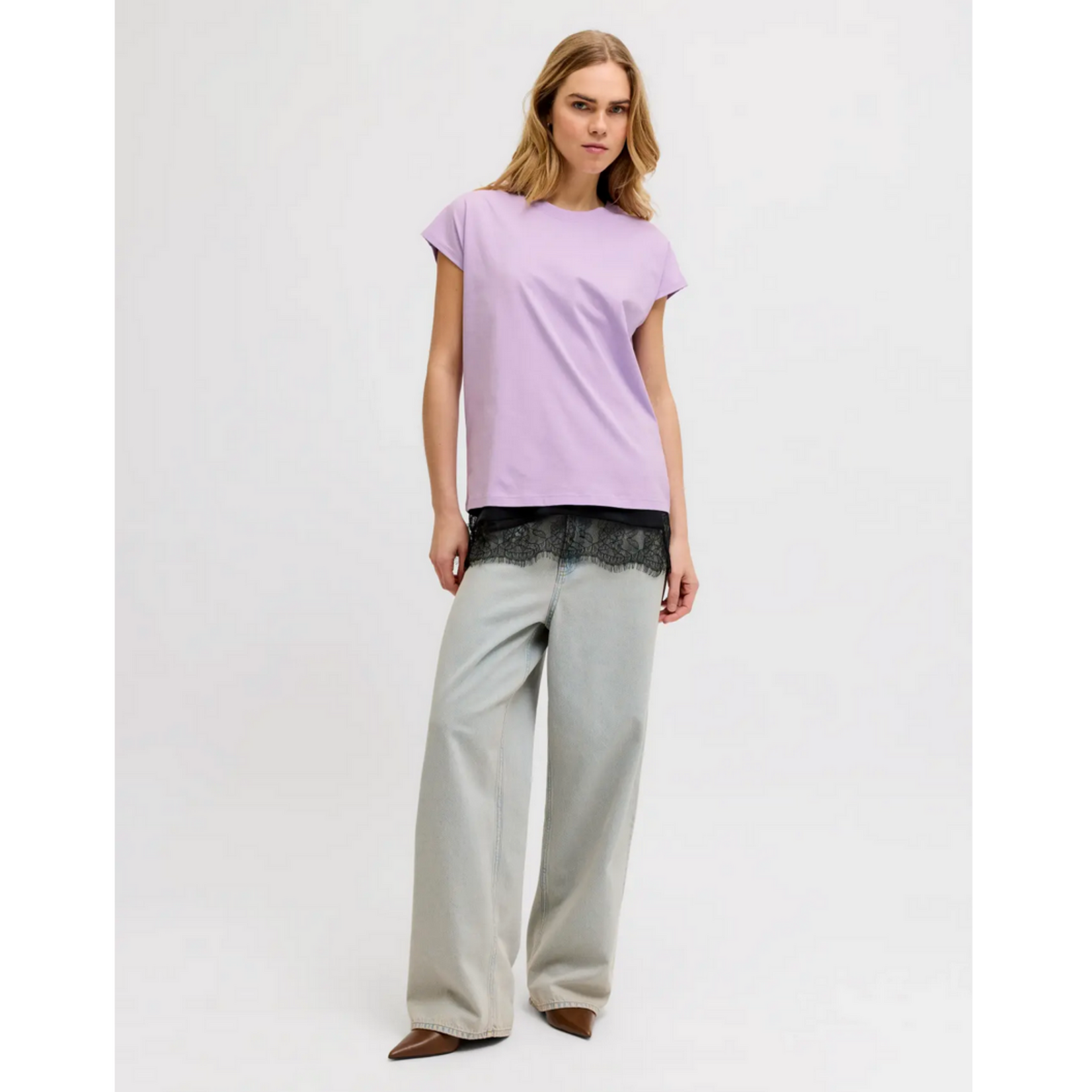 JJXX Astrid Tee - Lavender