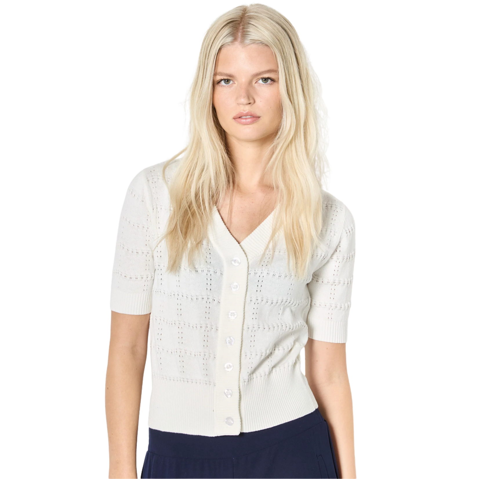 Apricot Clover 1/2 Sleeve Cardi