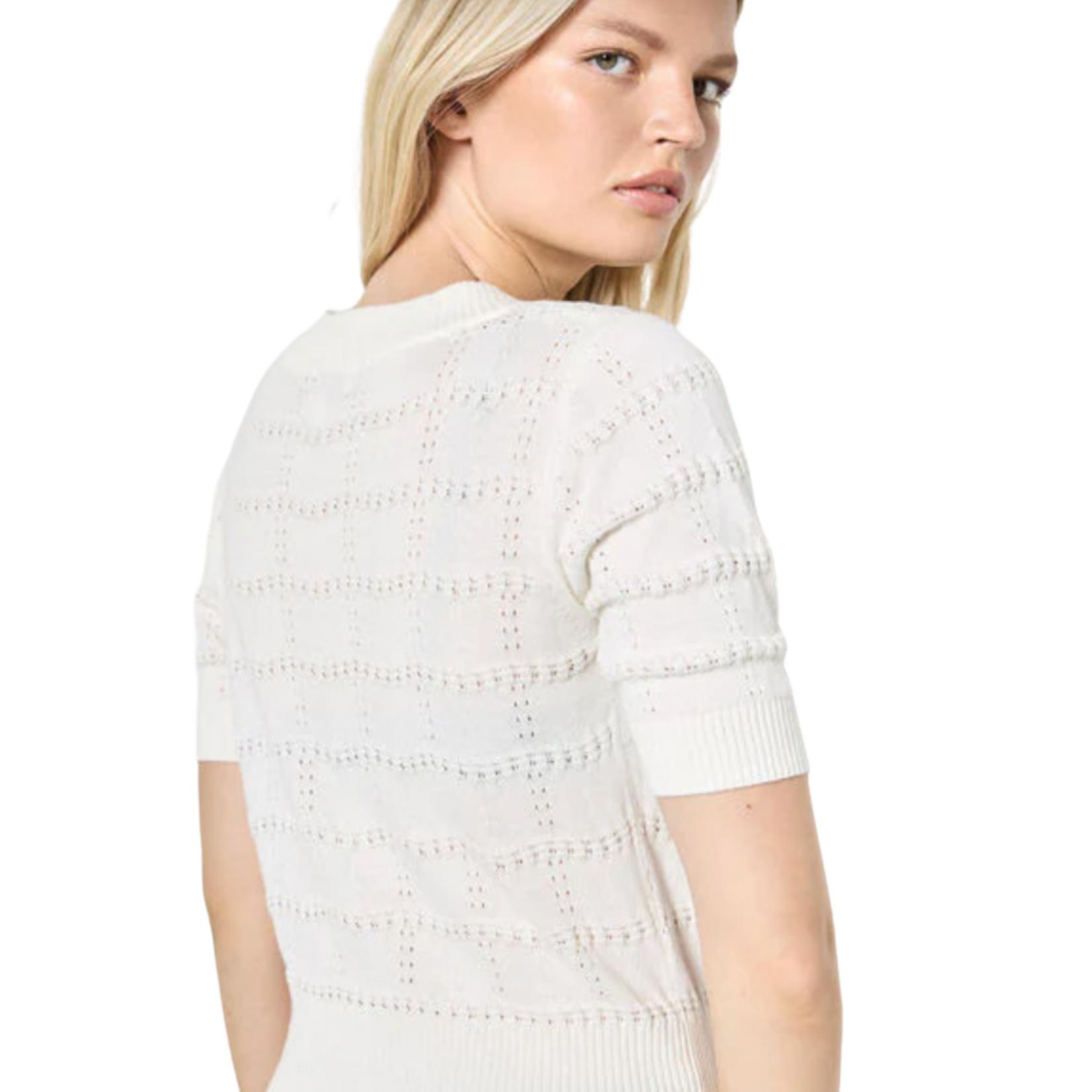 Apricot Clover 1/2 Sleeve Cardi