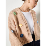 Apricot Wildflower Garden Cardi
