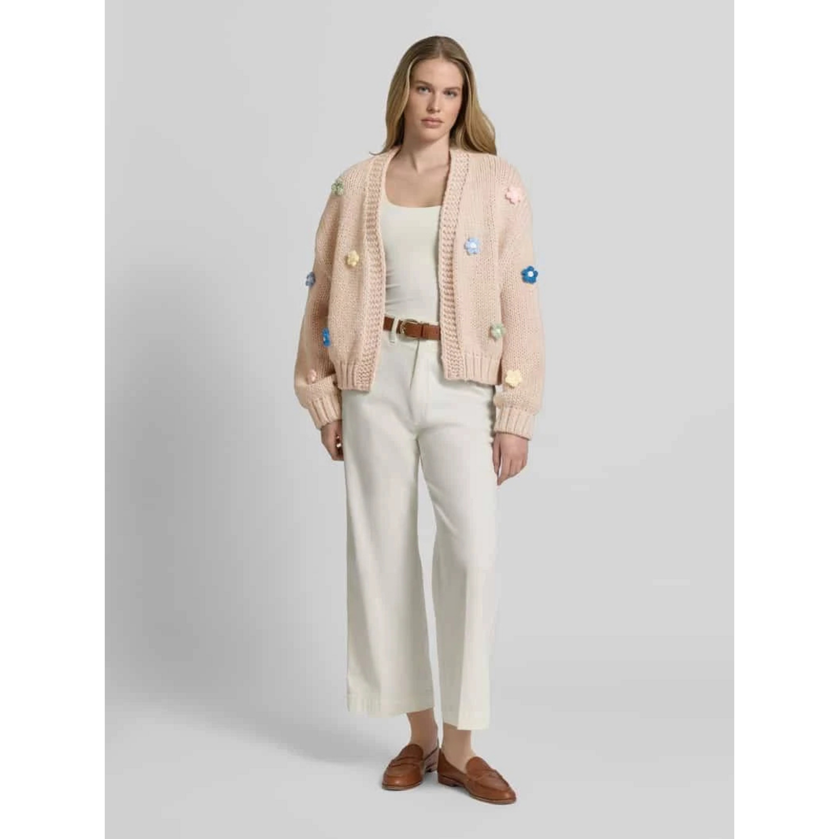 Apricot Wildflower Garden Cardi