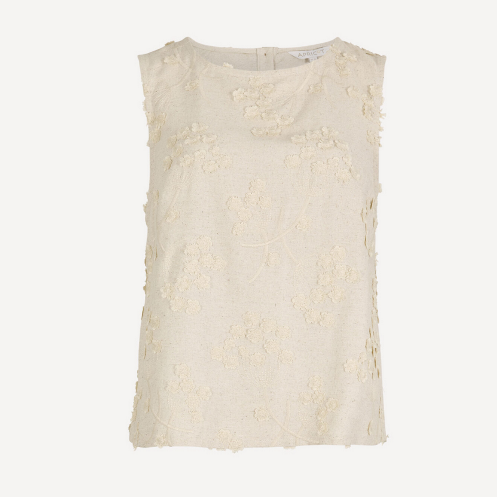 Apricot Bloom Embroidered Top