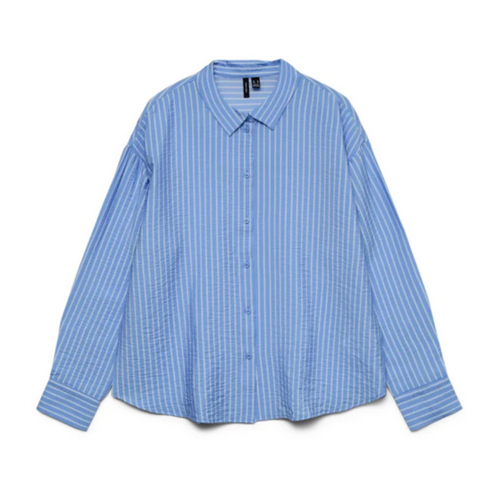 Vero Moda Nikko Stripe Button Up - Blue