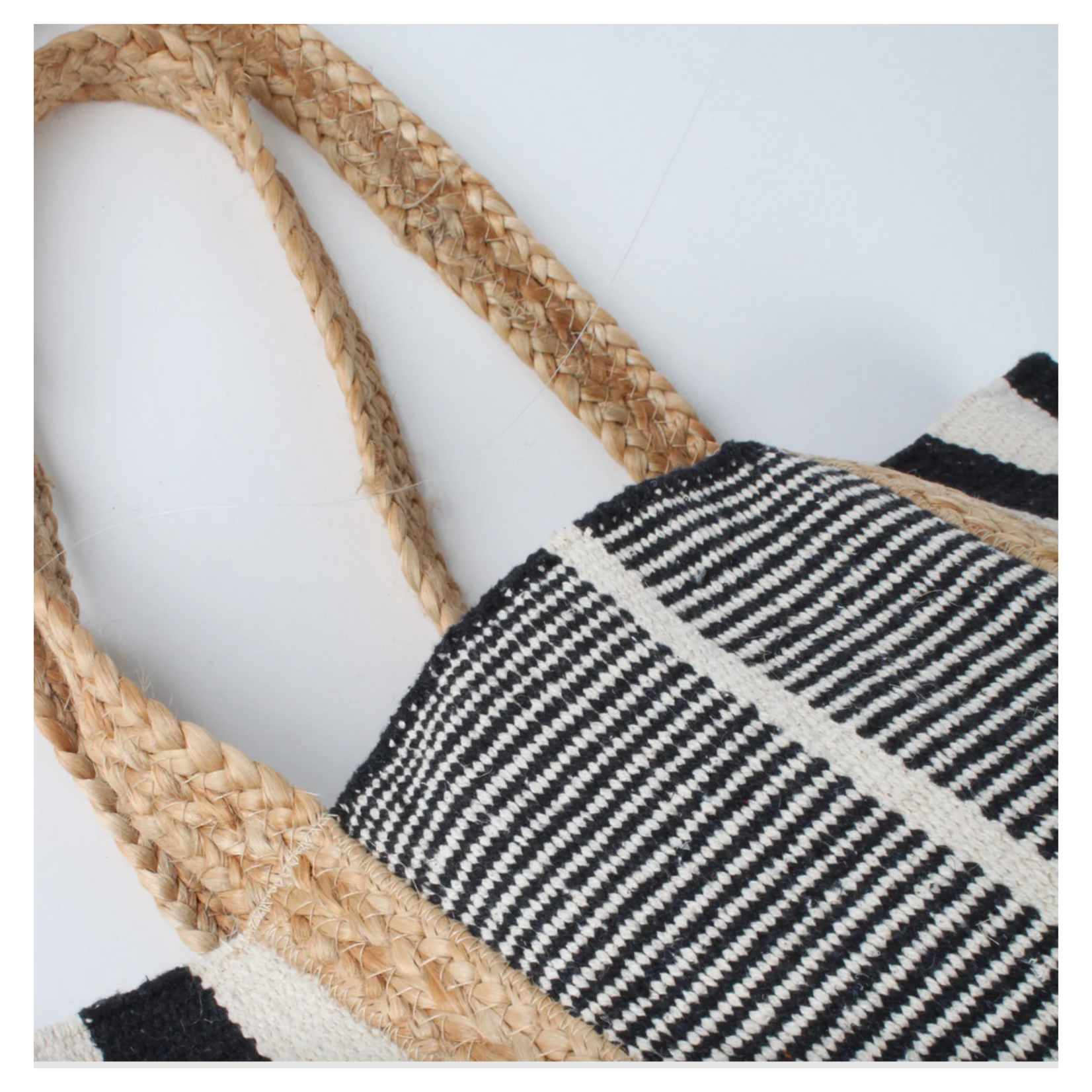 Co Lab Santorini Cotton Jute Tote