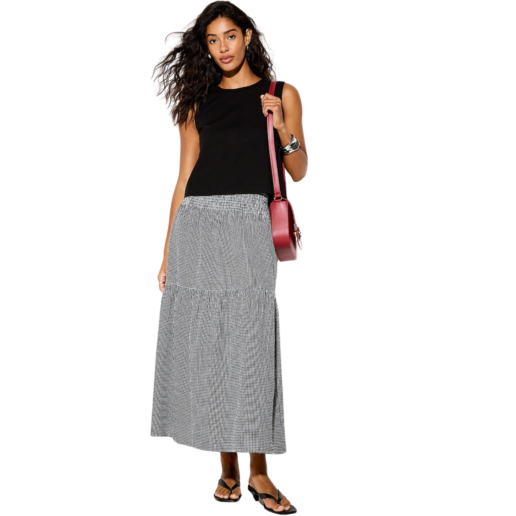 JJXX Ember Smocked Skirt