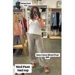 Only Juno Striped Linen Blend Pant