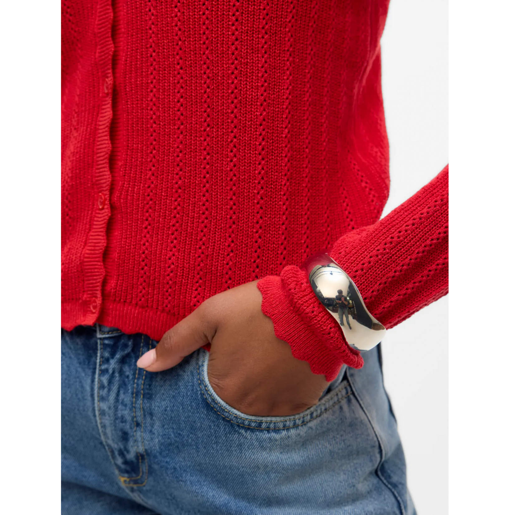 Vero Moda Poppy Pointelle Cardigan