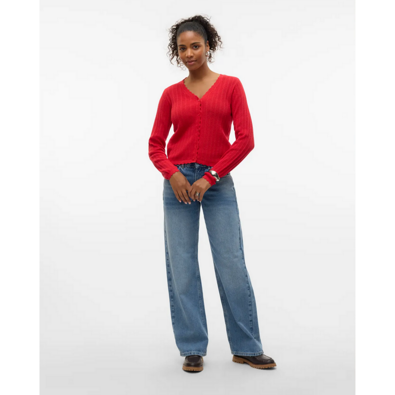 Vero Moda Poppy Pointelle Cardigan