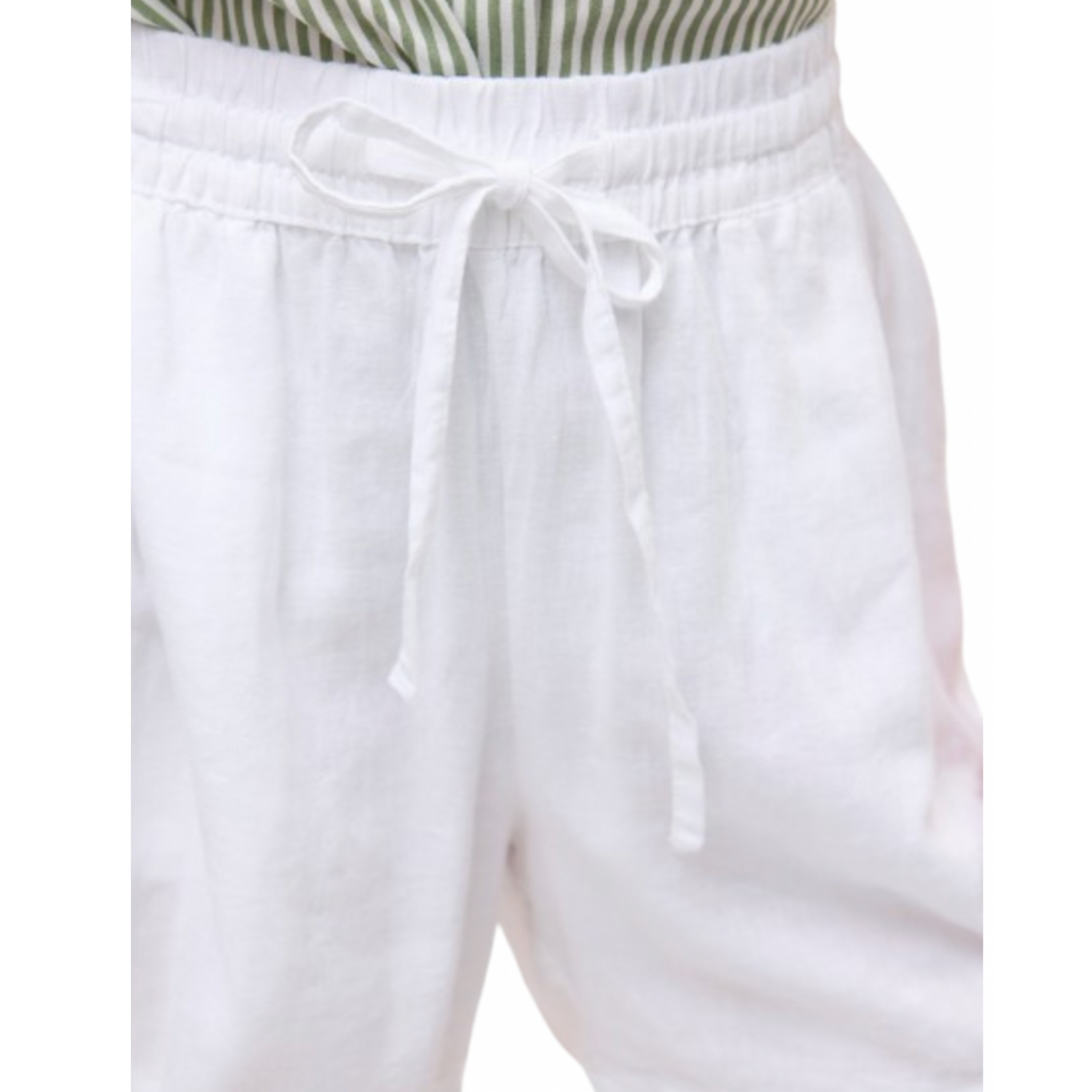 Vero Moda Cali Linen Shorts - Snow White