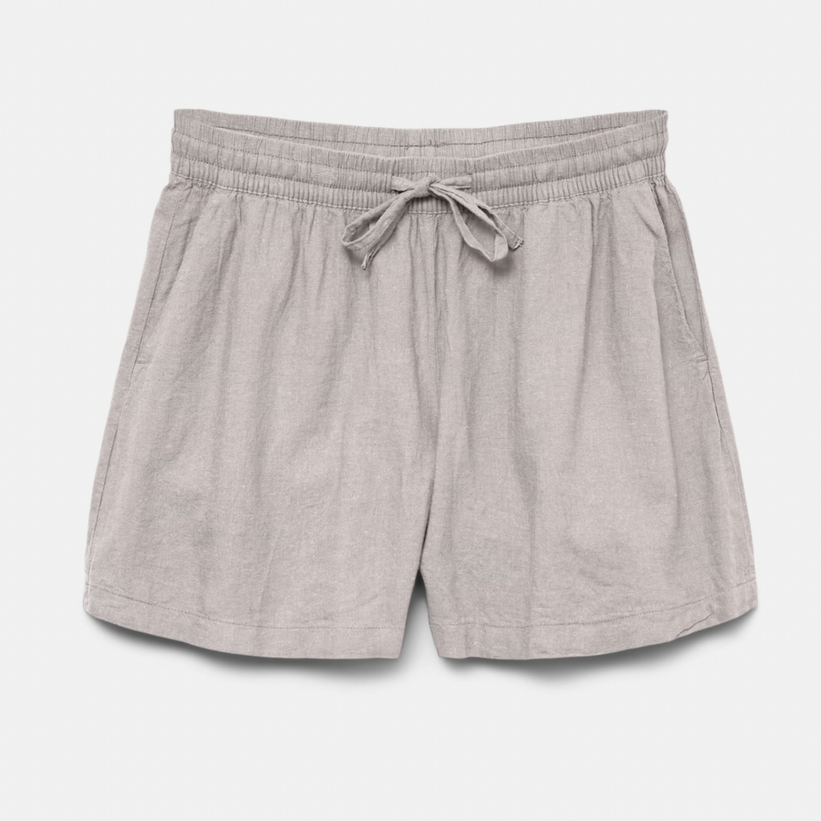 Vero Moda Cali Linen Shorts - Moon Rock