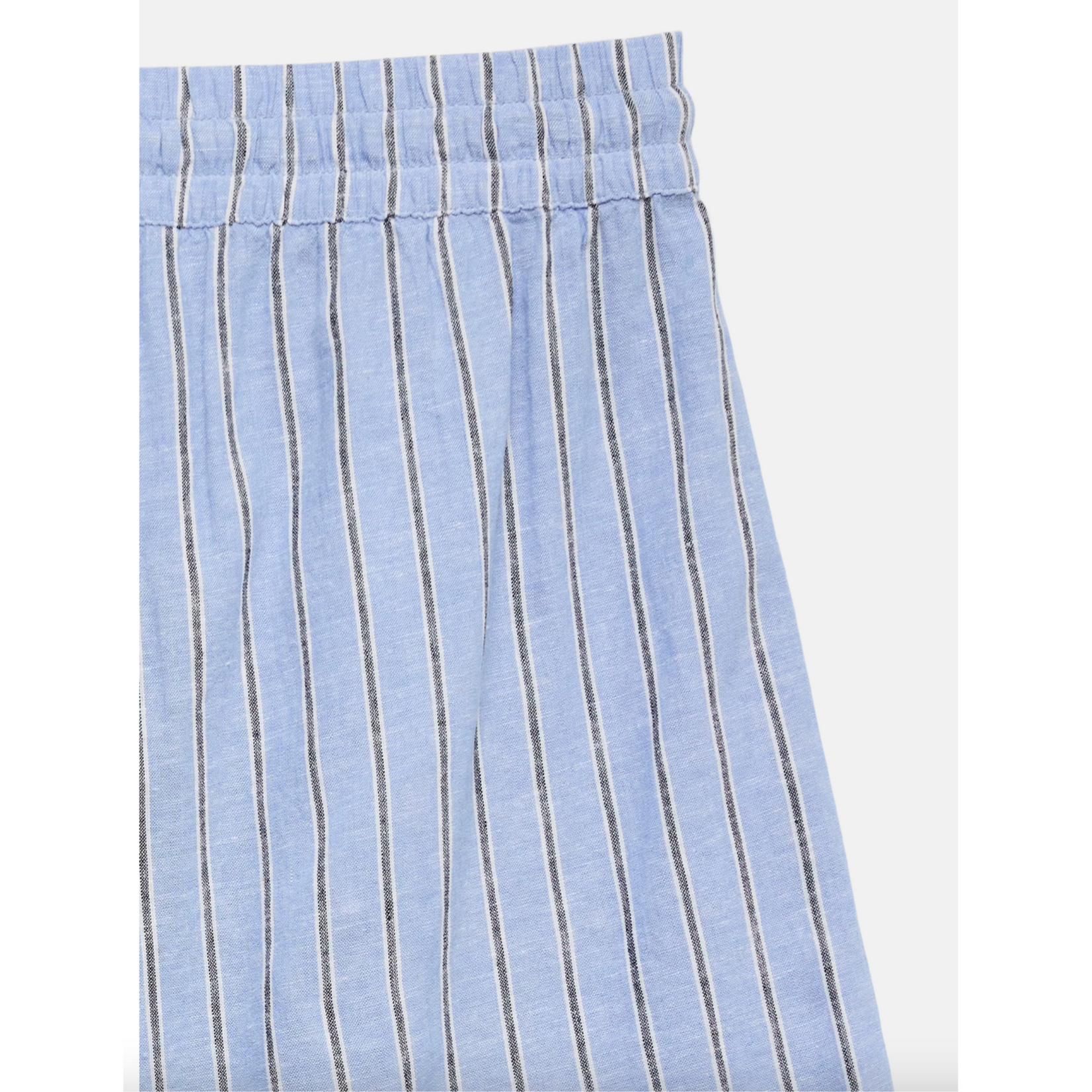 Vero Moda Cali Linen Shorts - Blue Stripe