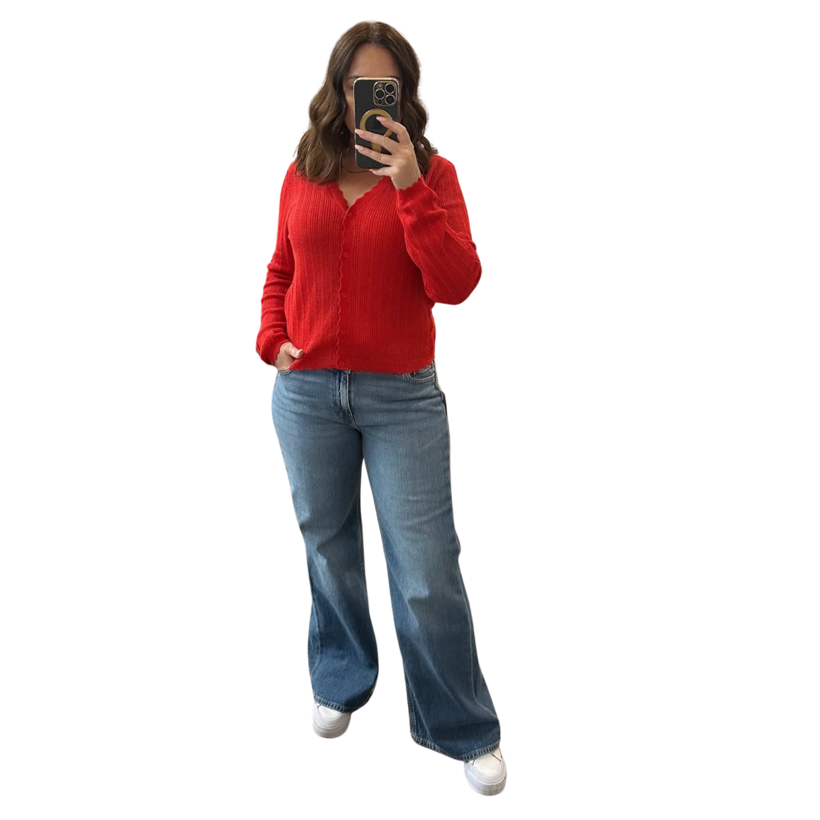 Vero Moda Poppy Pointelle Cardigan