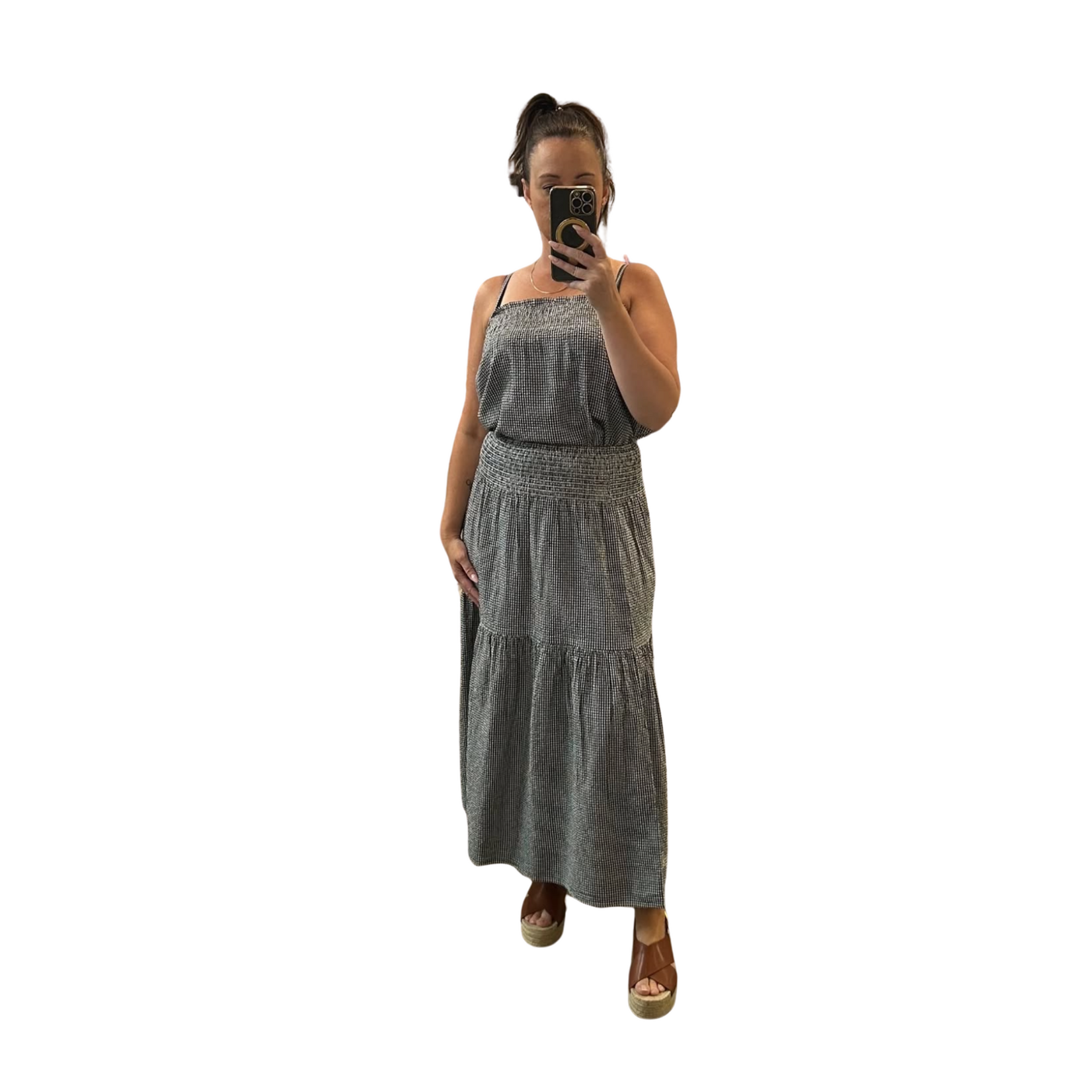 JJXX Ember Smocked Skirt