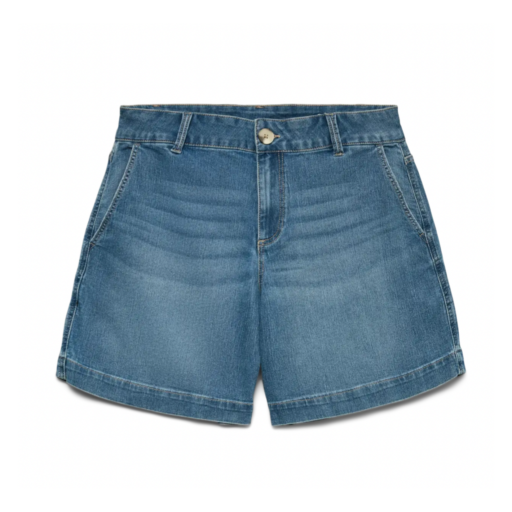 Vero Moda Polly Mid Rise Denim Shorts
