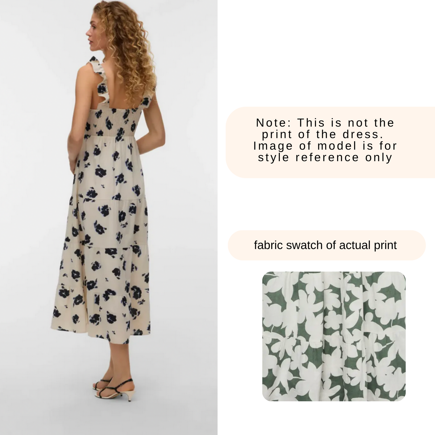 Vero Moda Floral Frill Dress