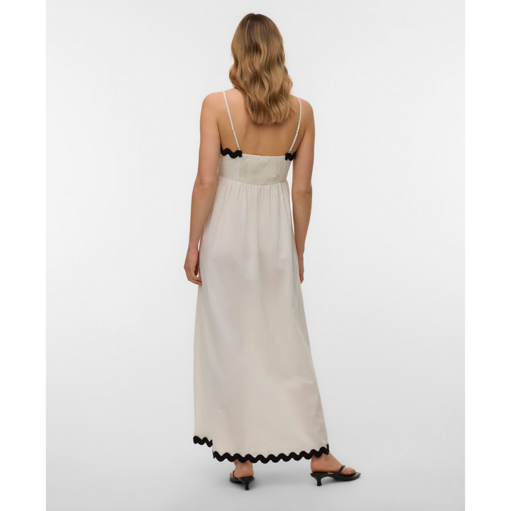 Vero Moda Savannah Scallop Dress - Birch