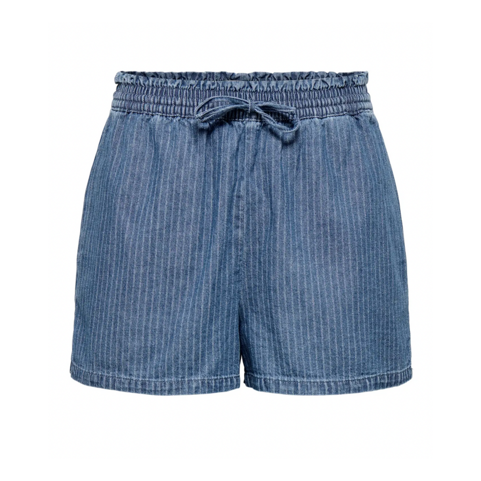 Only Kitt Striped Denim Shorts