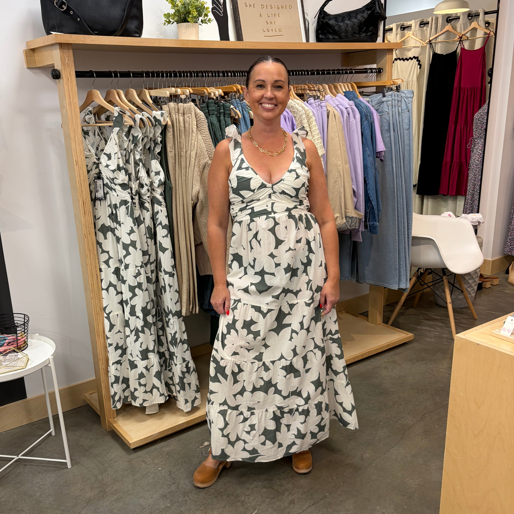 Vero Moda Floral Frill Dress