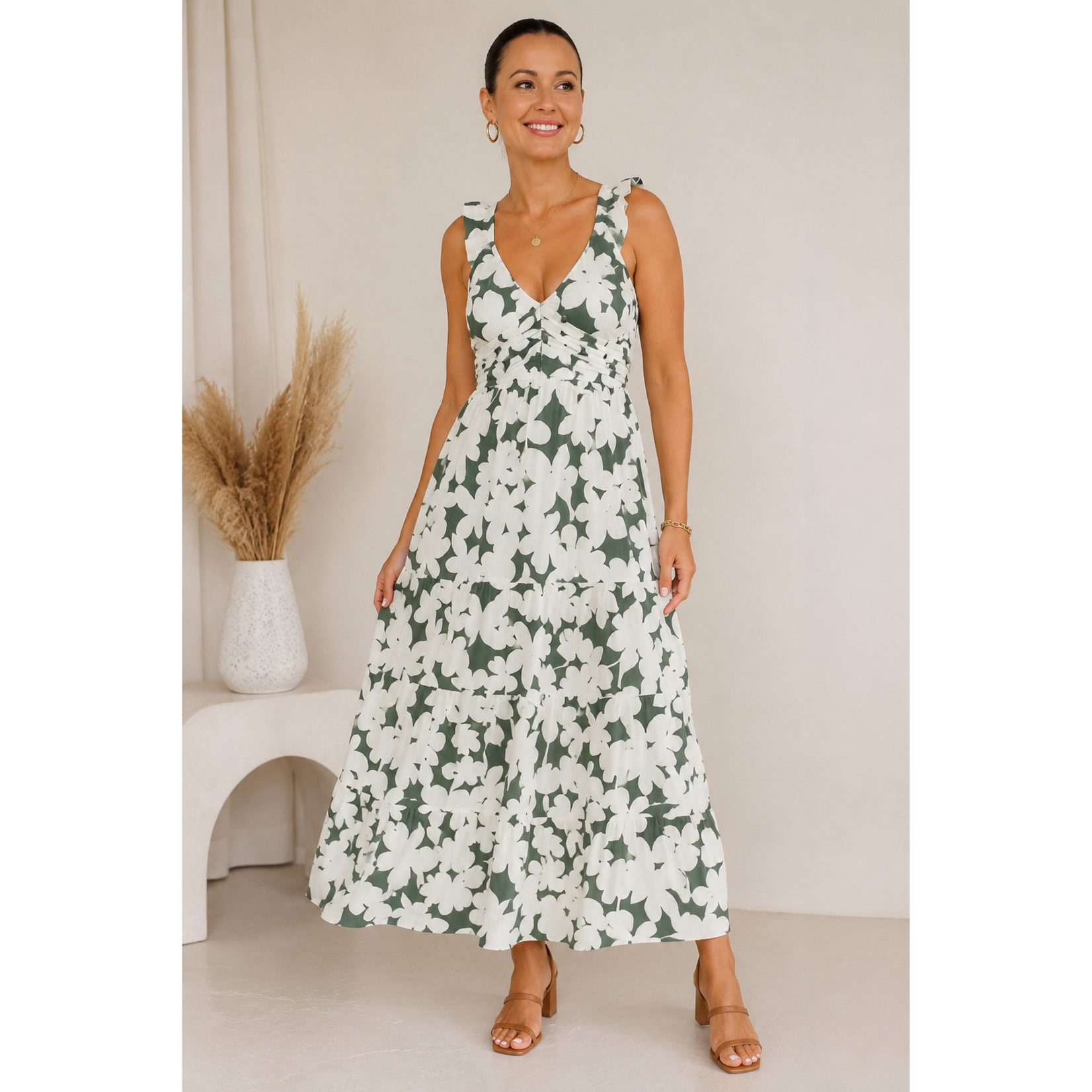 Vero Moda Floral Frill Dress