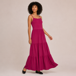 Only Calista Maxi Dress - Sangria