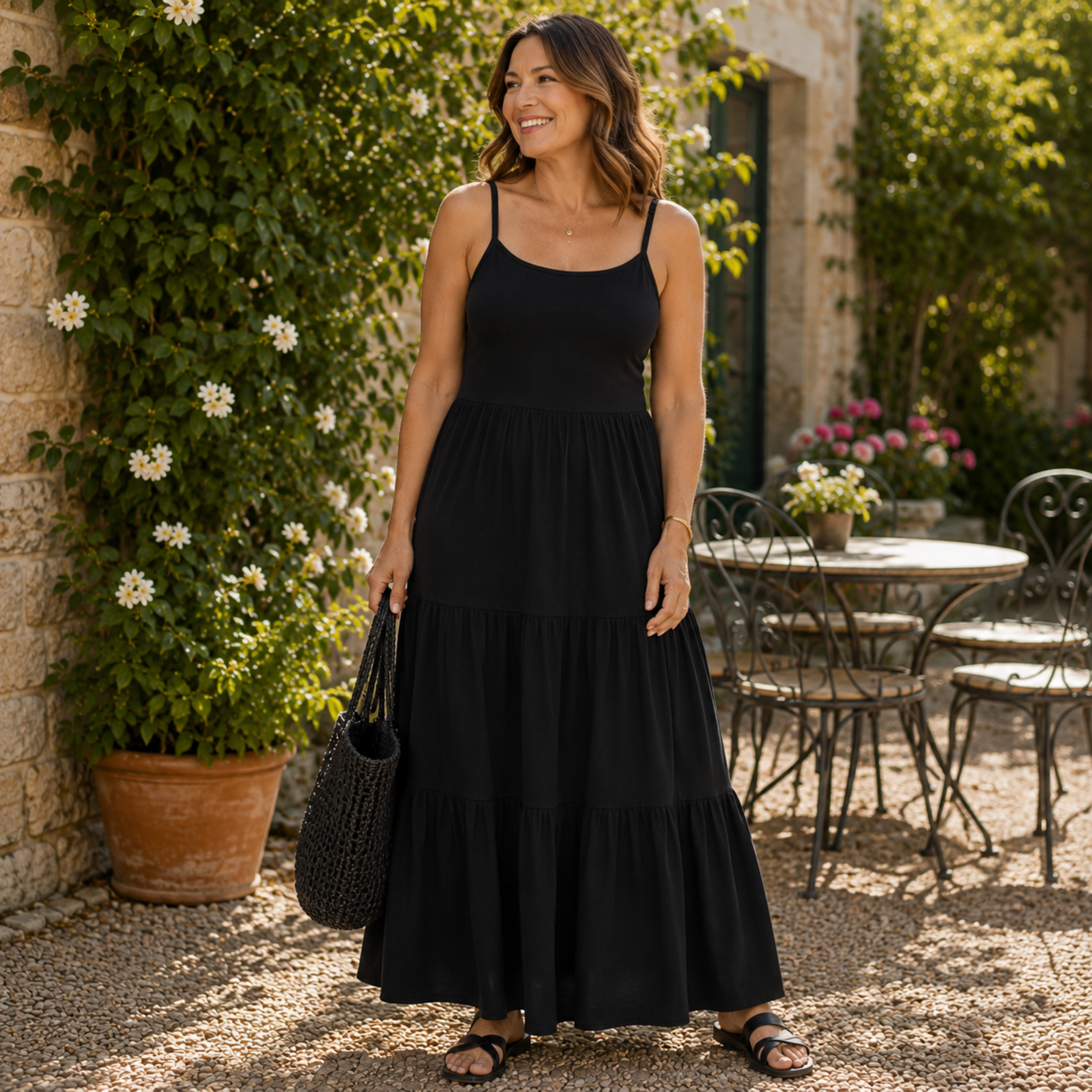 Only Calista Maxi Dress - Black