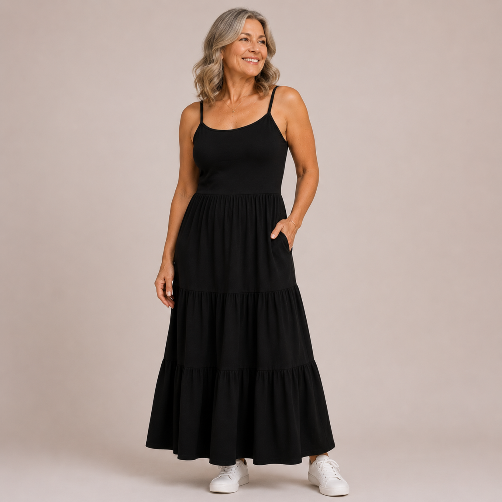 Only Calista Maxi Dress - Black