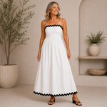 Vero Moda Savannah Scallop Dress - Birch