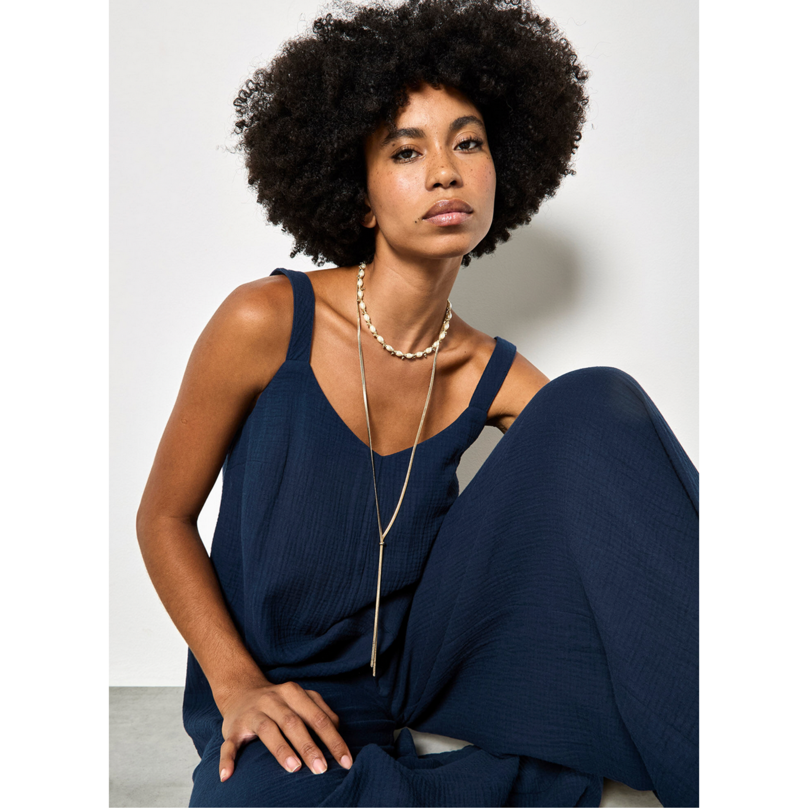 Apricot Genevieve Jumpsuit