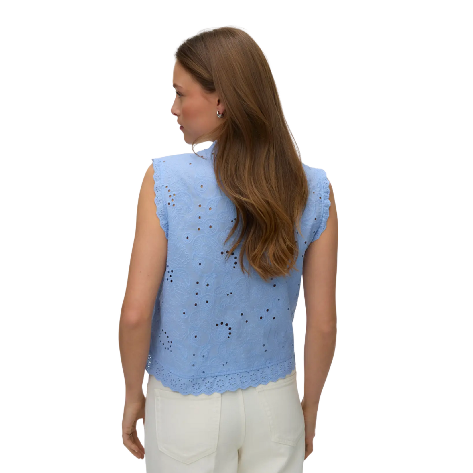 Vero Moda Elizabeth Eyelet Top