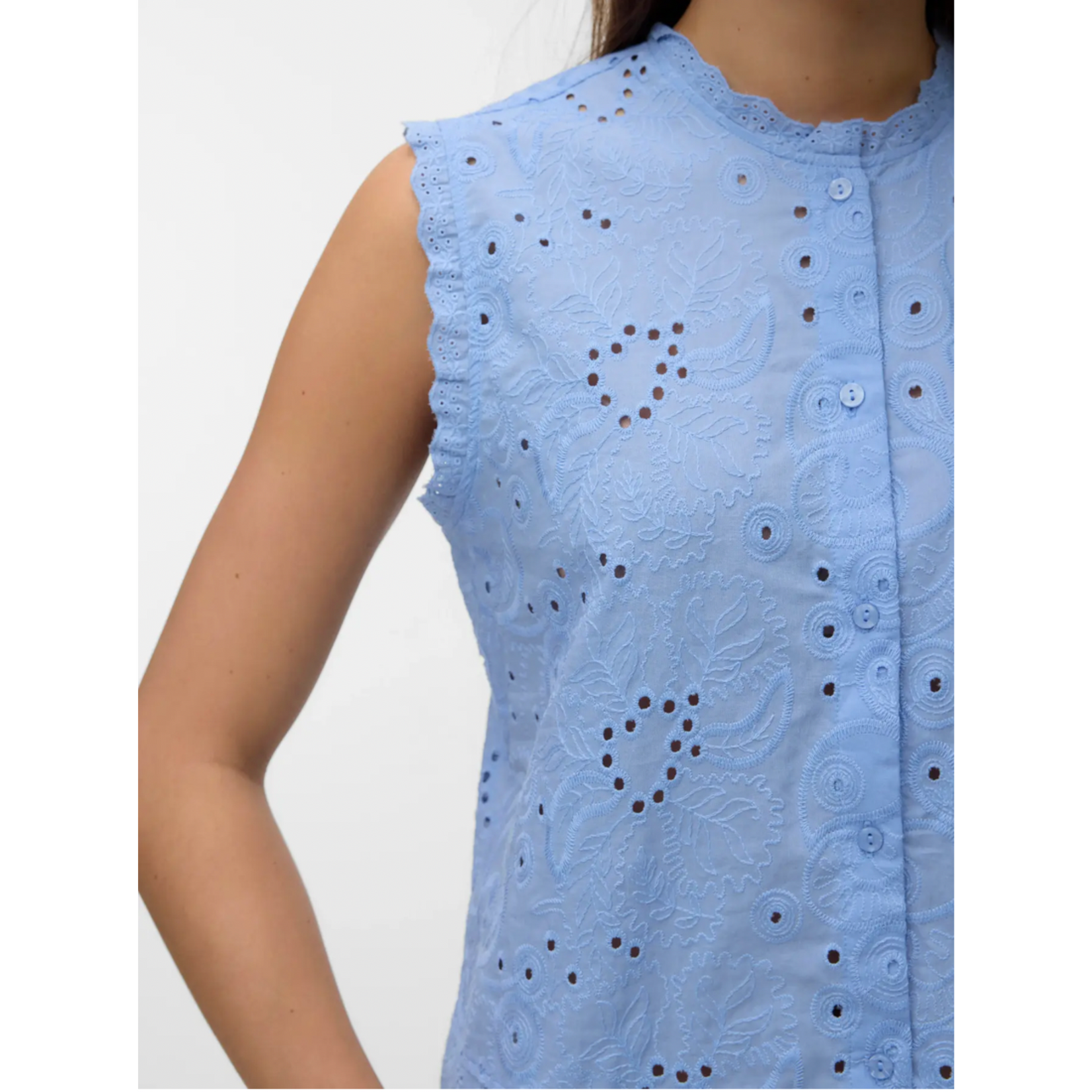 Vero Moda Elizabeth Eyelet Top