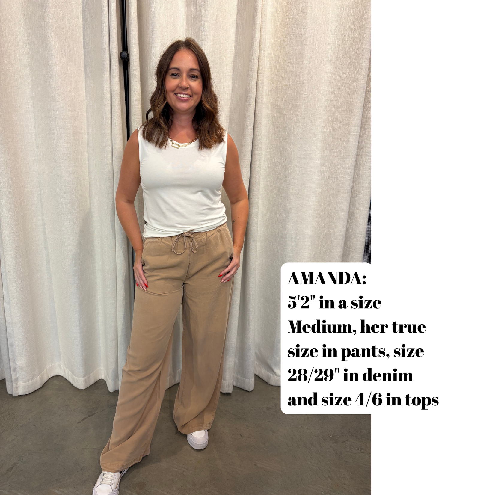 Vero Moda Bethany Tencel Pant 34" Inseam