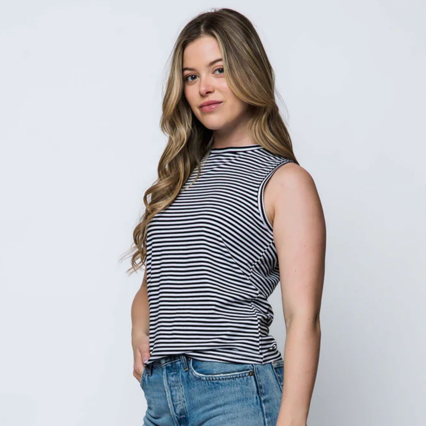 ORB Sophia Striped Tank