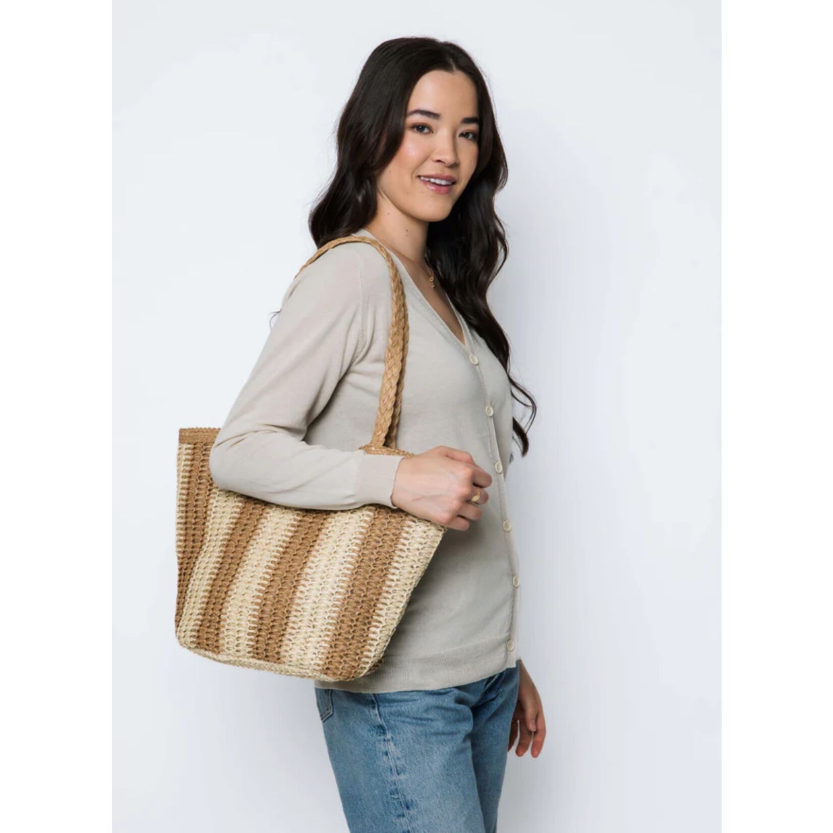 ORB Sunny Days Straw Tote