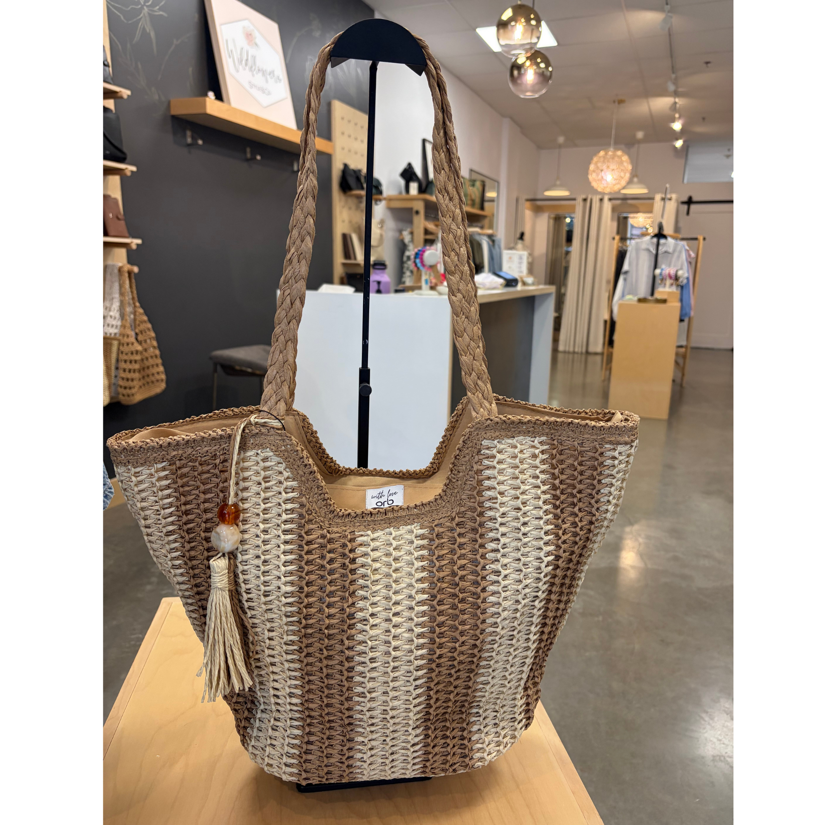 ORB Sunny Days Straw Tote